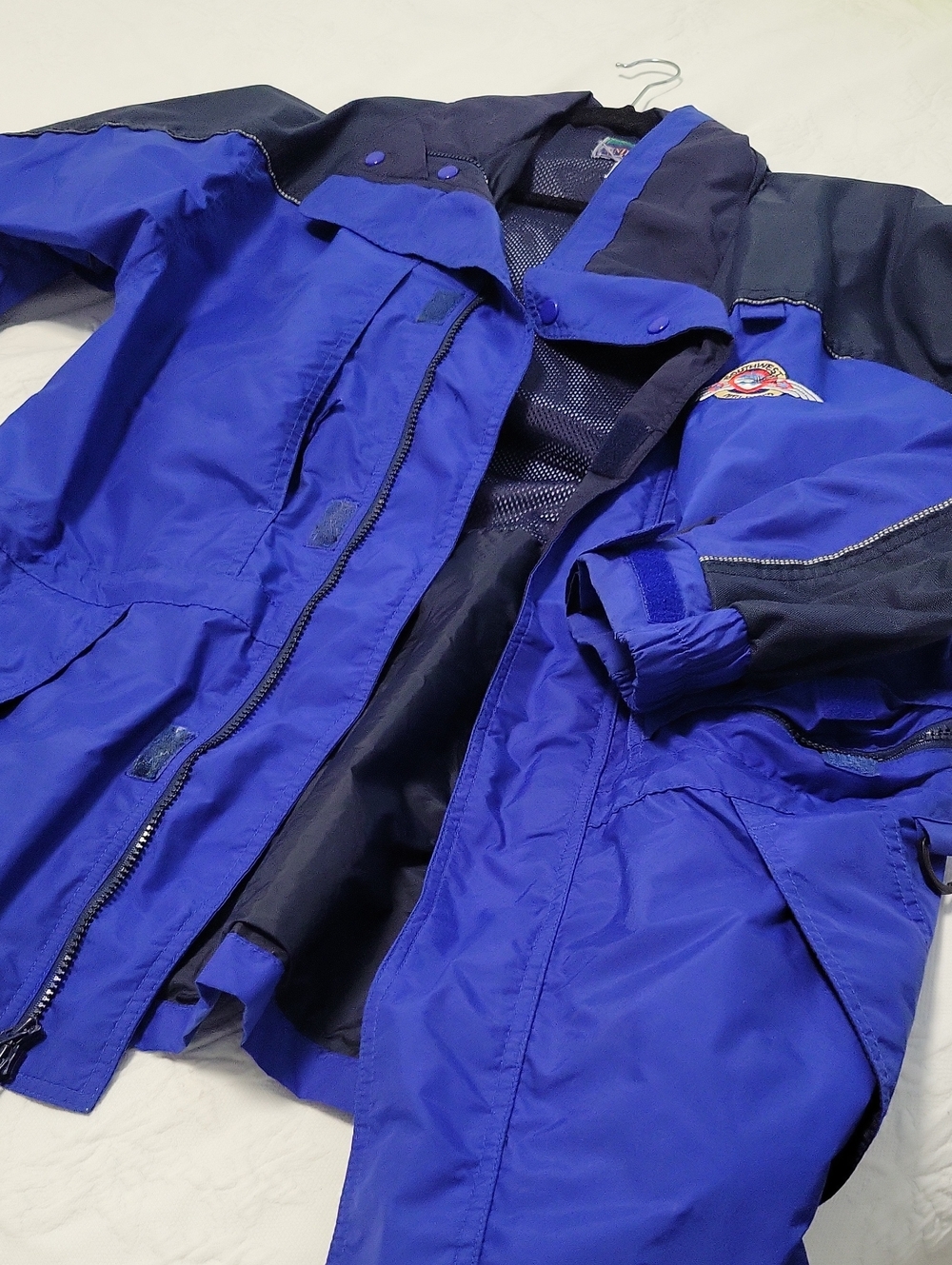 Royal Blue Sport Jacket with Navy Accents
